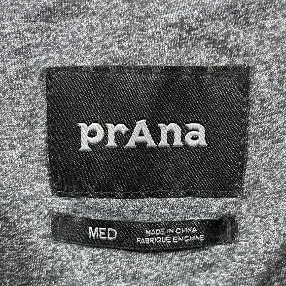 Prana Dark Blue fleece Crewneck Sweatshirt - Picture 2 of 3
